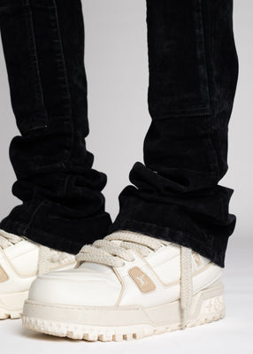 Guapi All Black Velour Denim