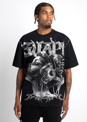 Guapi Obsidian Black Cyborg Tee