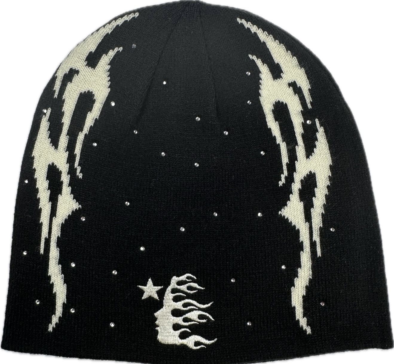 Hellstar Flame Beanie Black