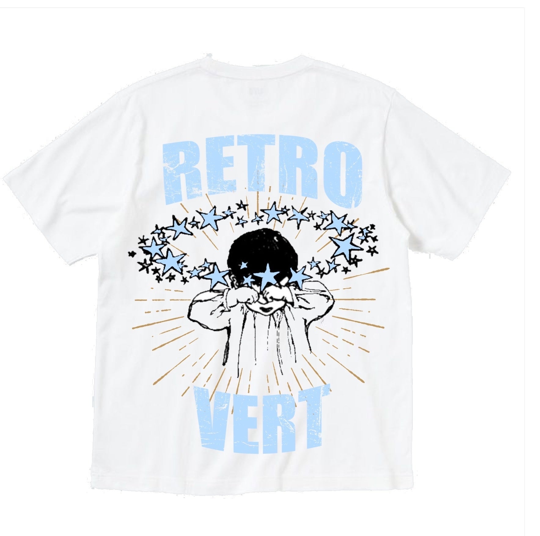 Retrovert Blue Crybaby Tee