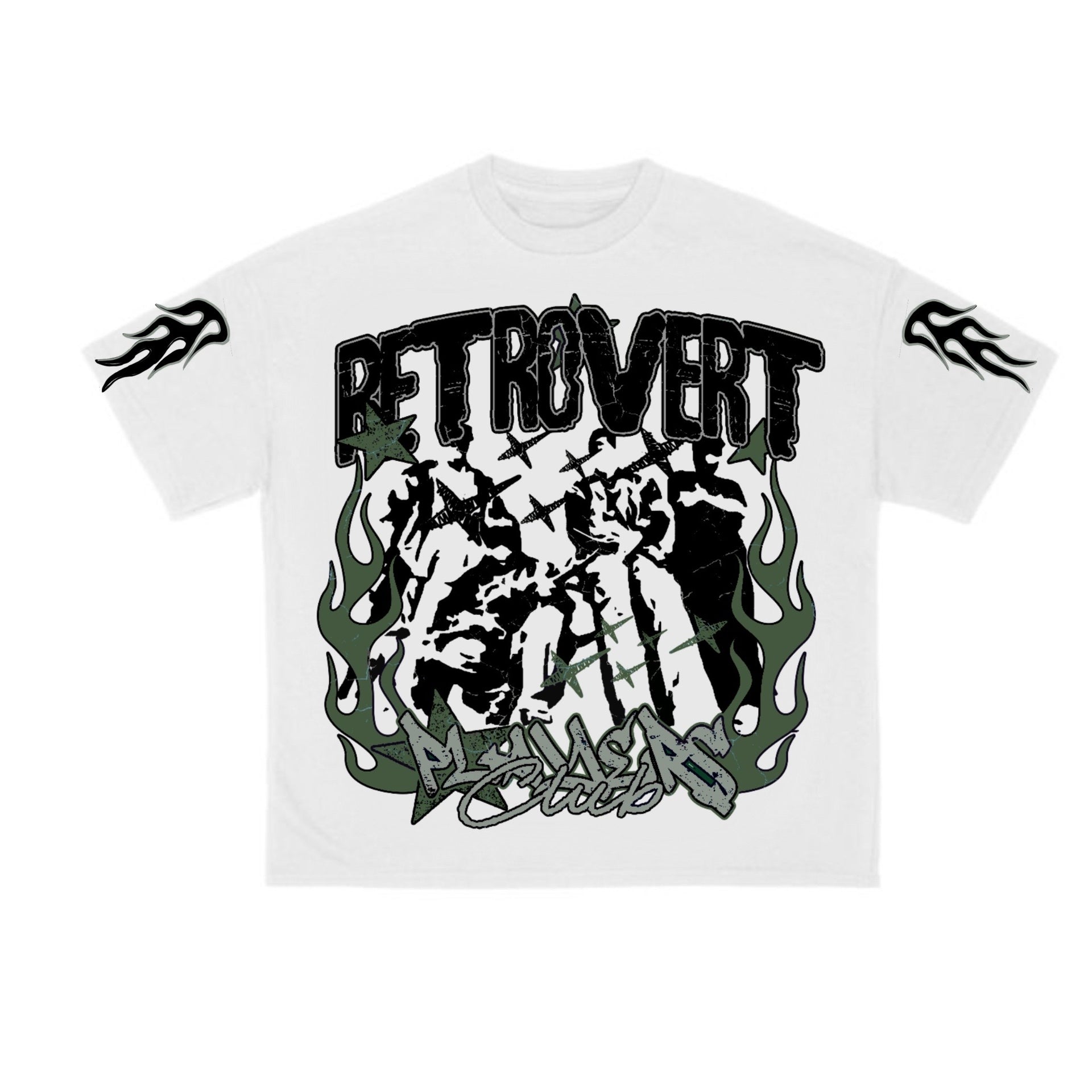 Retrovert White Players Club Tee