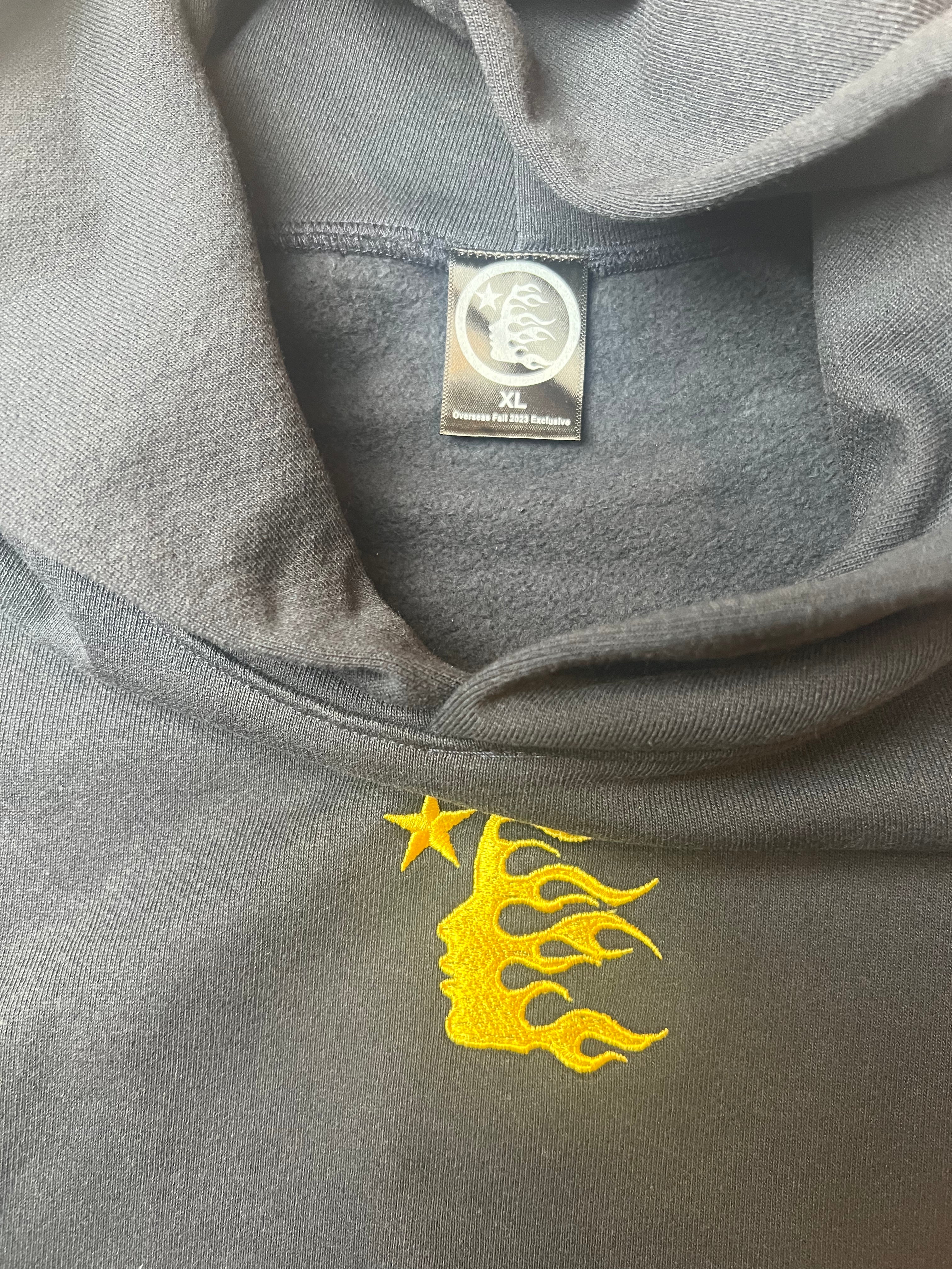 Hellstar Overseas Exclusive Gold Hoodie