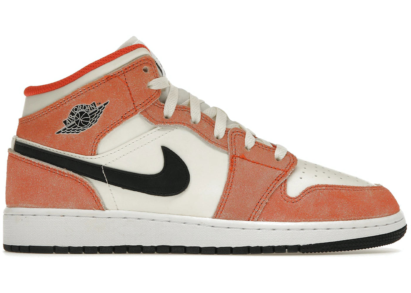 Air Jordan 1 Mid SE Orange Suede (GS)