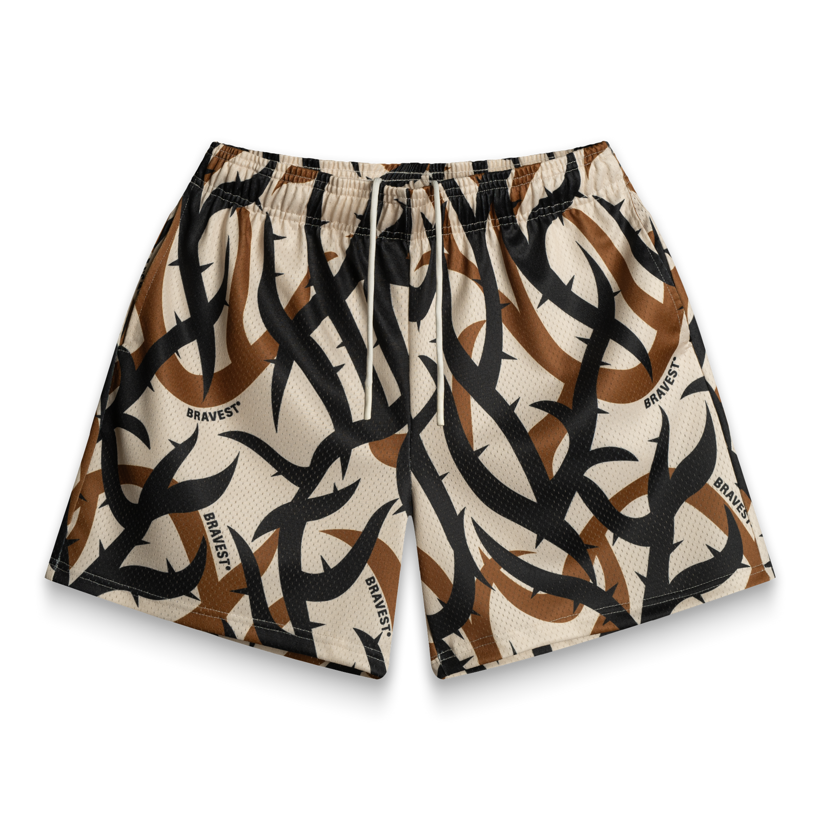 Bravest Studio Brown Thorn Shorts