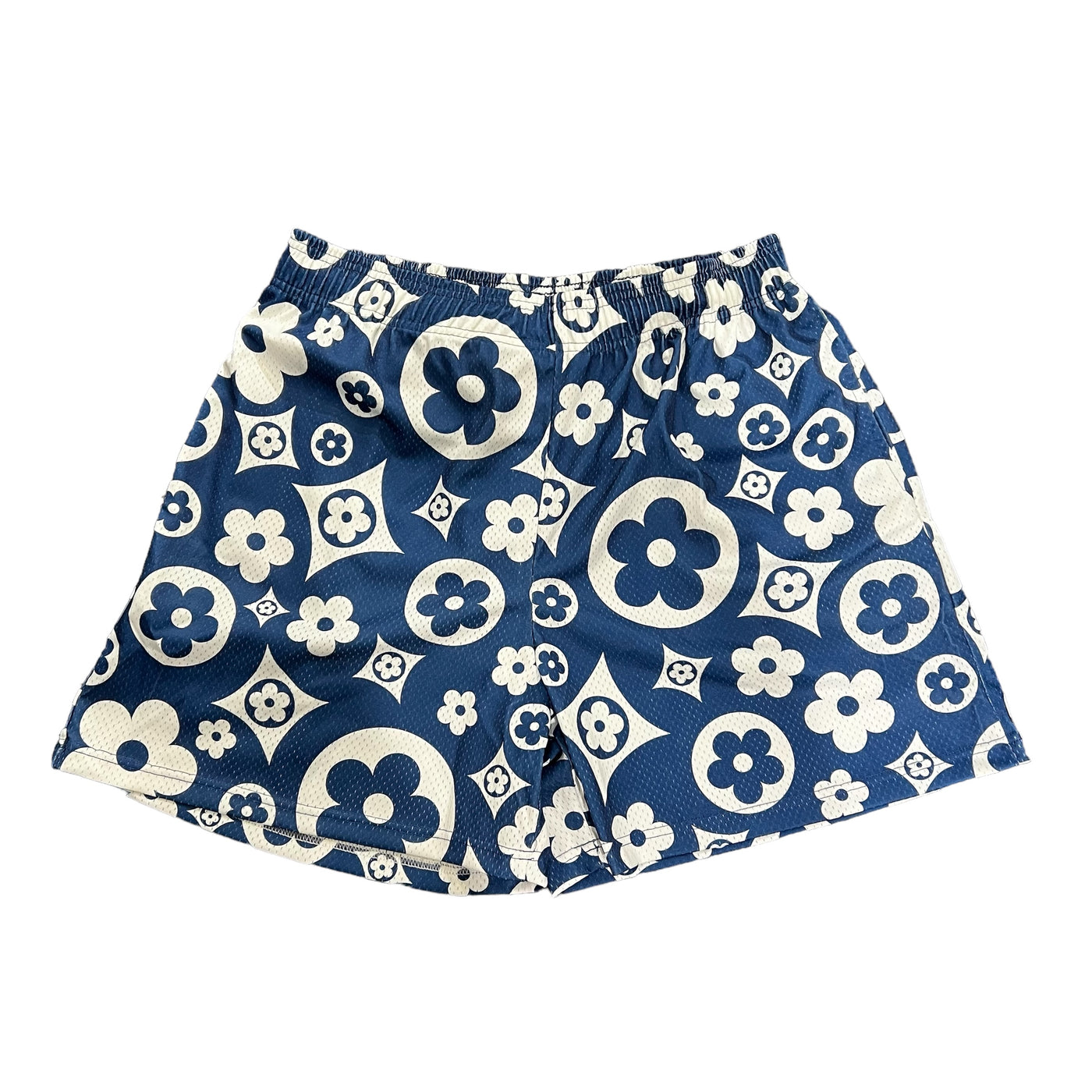 Bravest Studios Navy Flower Shorts