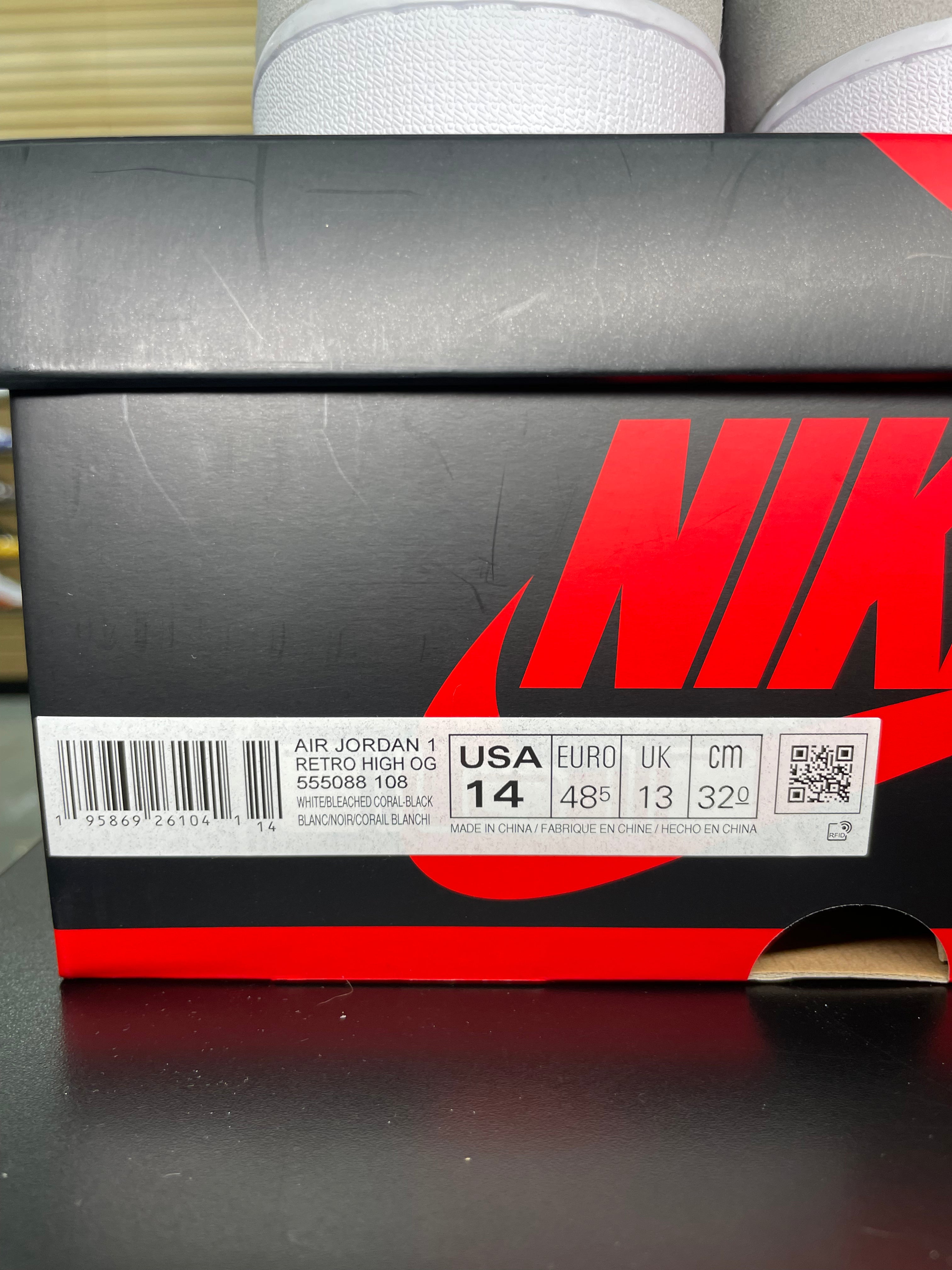 Air Jordan 1 Retro High OG Bleached Coral (Pre-Owned)