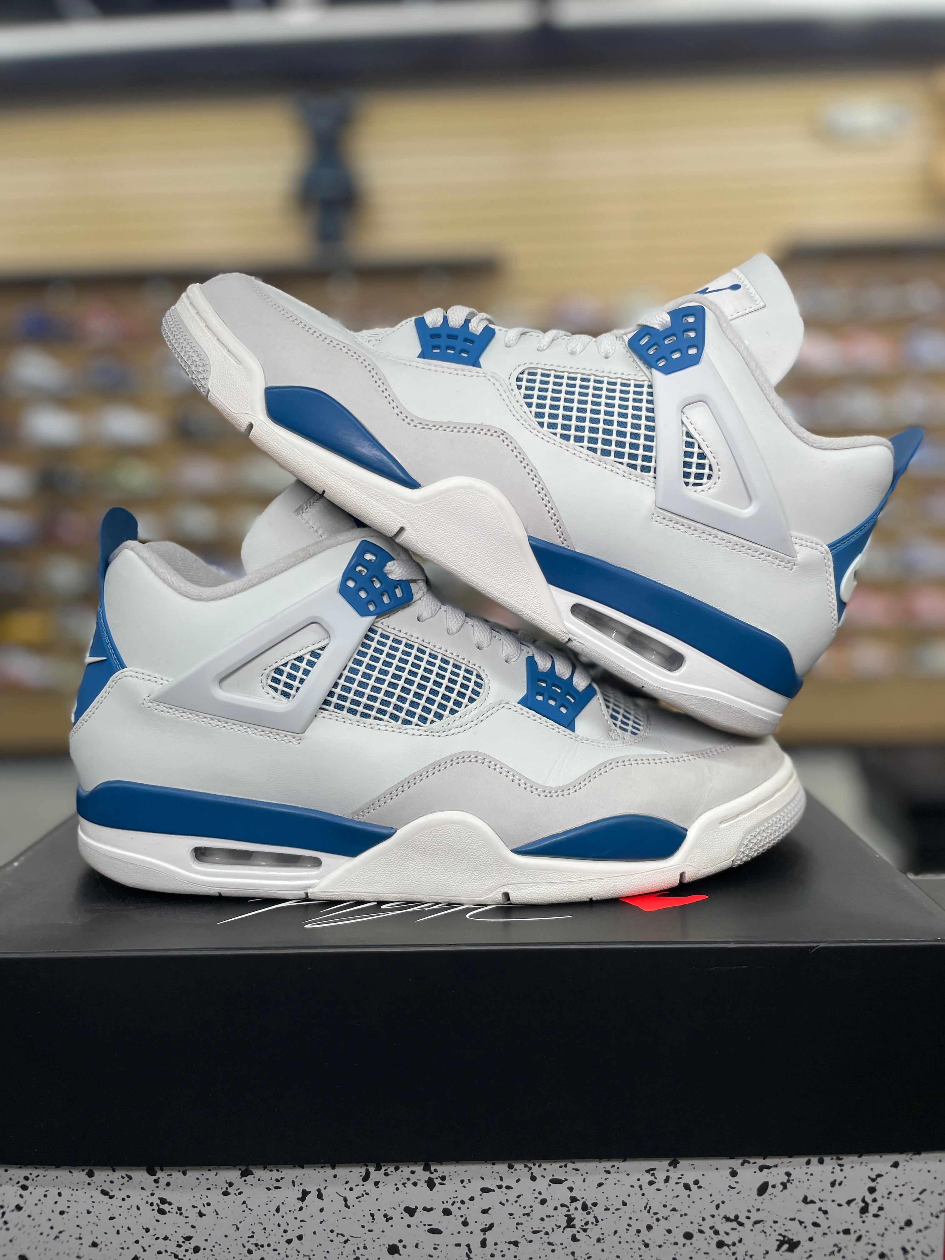 Air Jordan 4 Retro Military Blue (2024)(Pre-Owned)