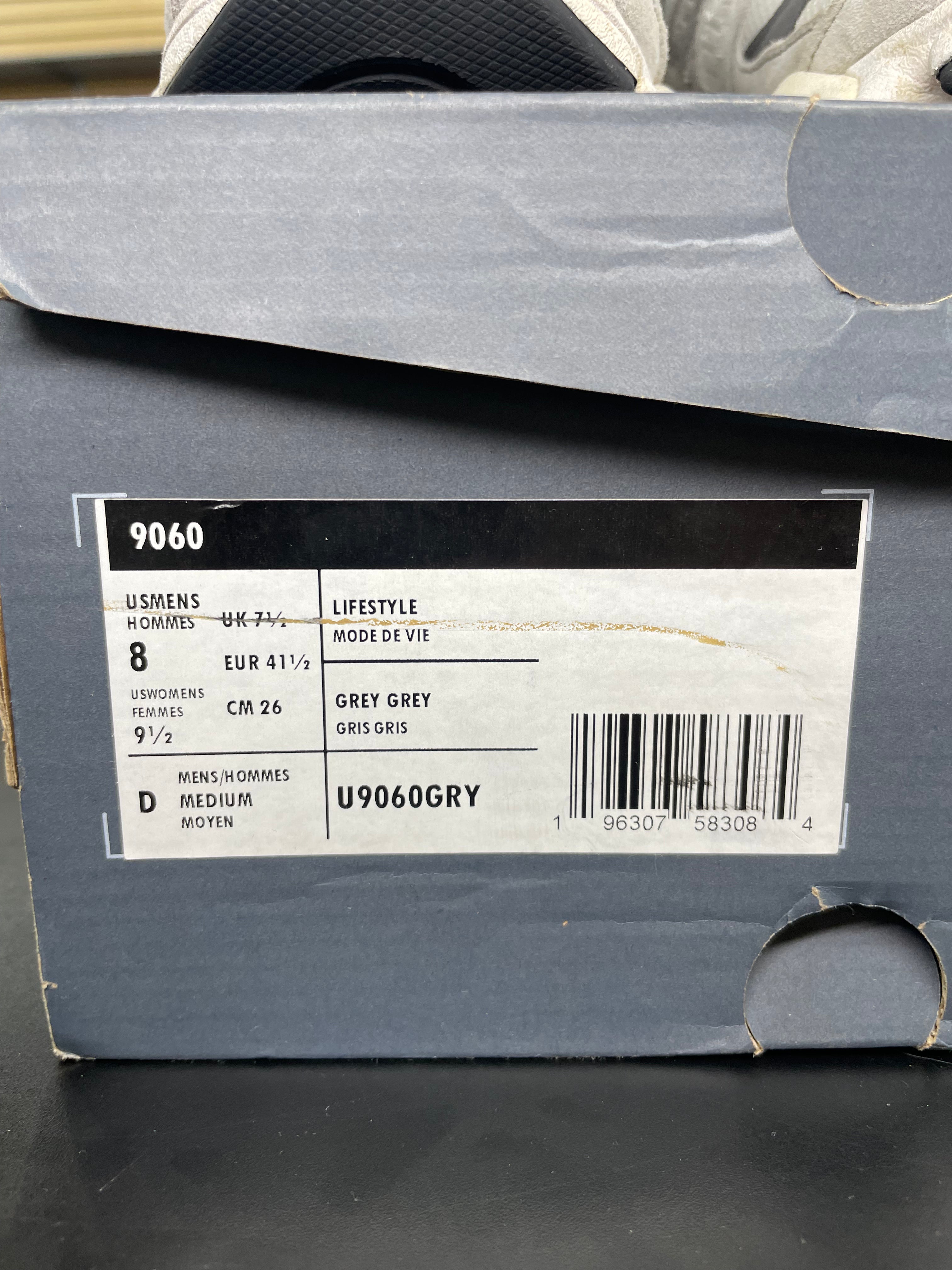New Balance 9060 Rain Cloud Grey (Pre-Owned)