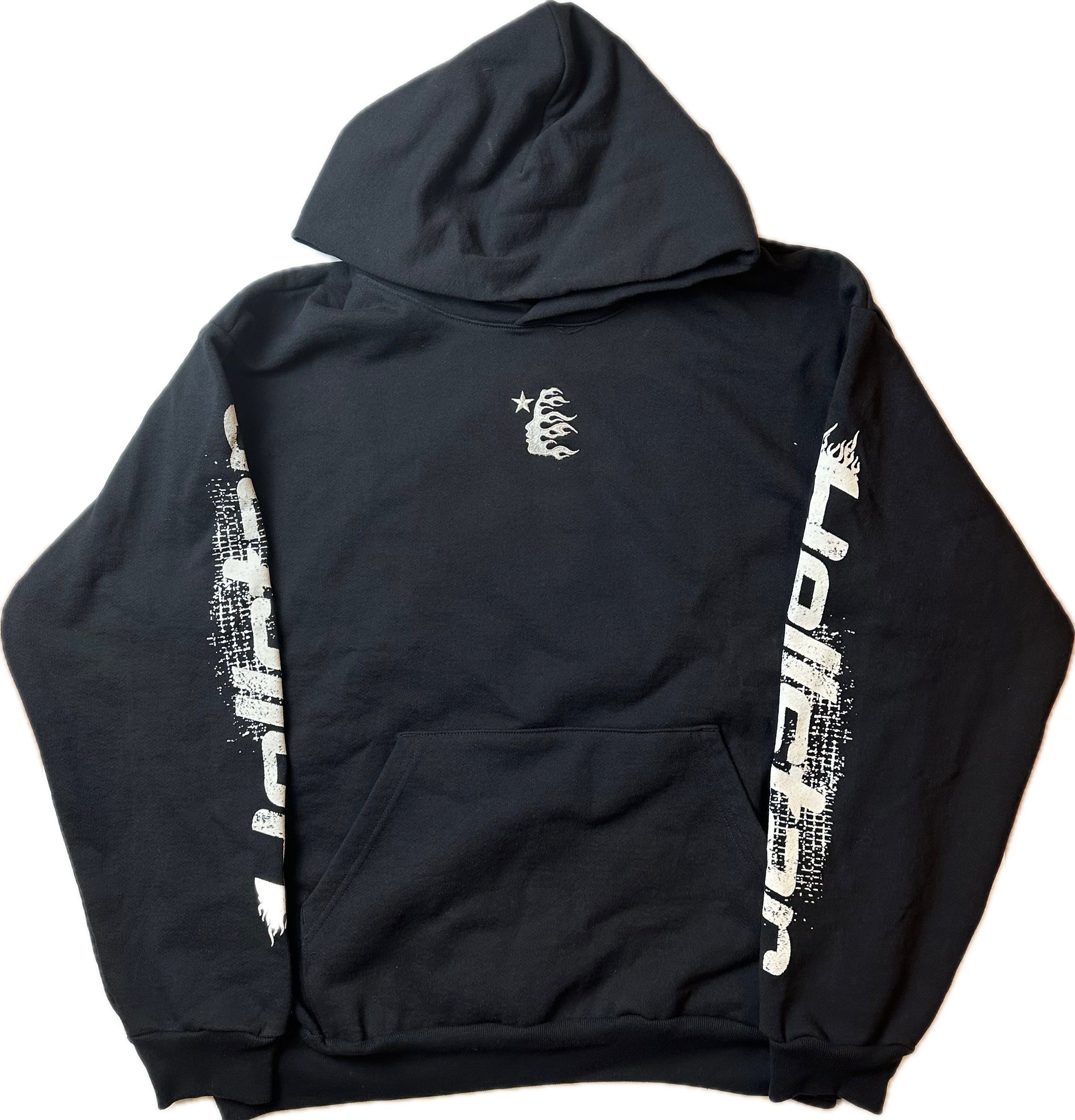 Hellstar Overseas Exclusive Hoodie Black/White