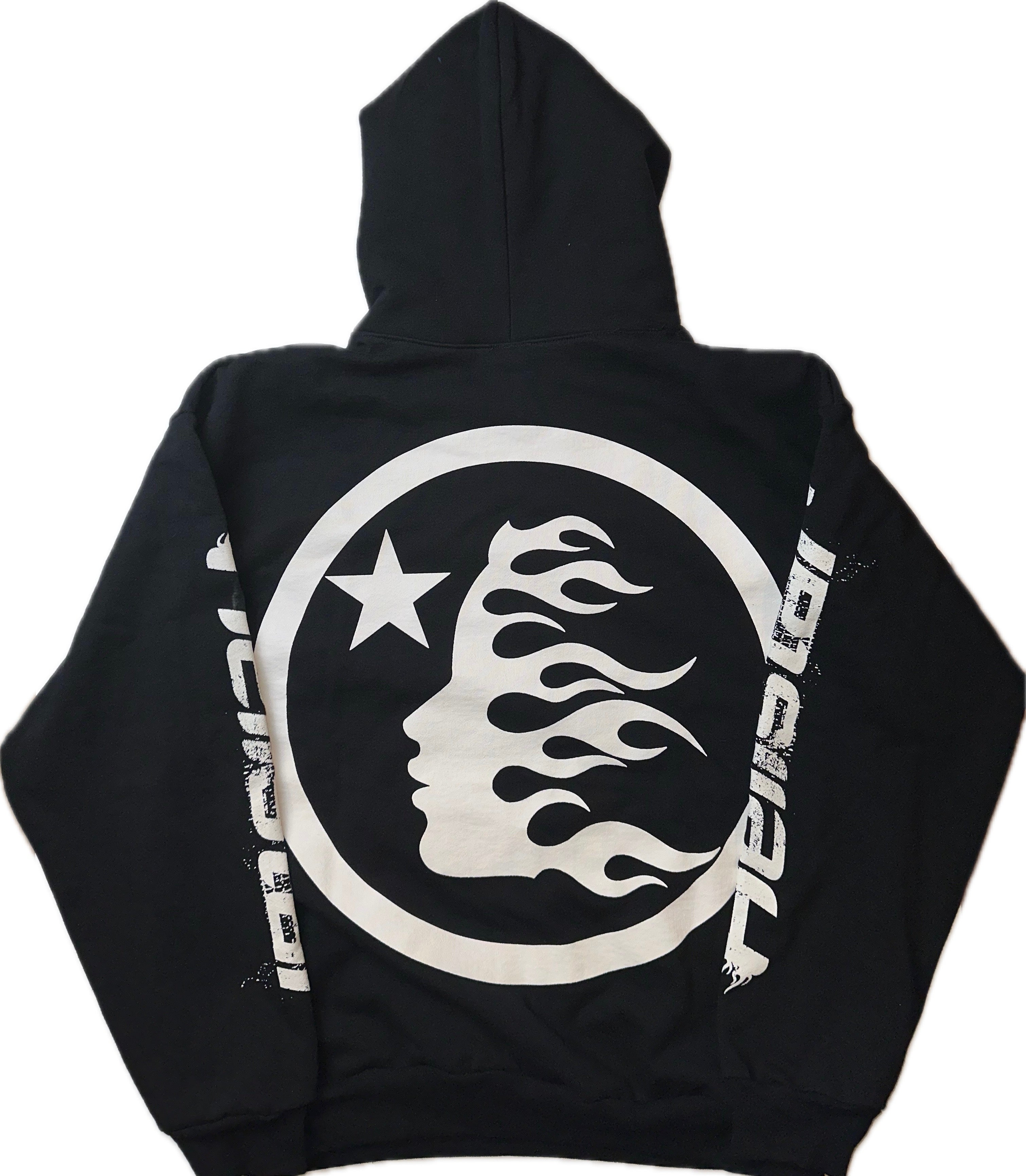 Hellstar Overseas Exclusive Hoodie Black/White