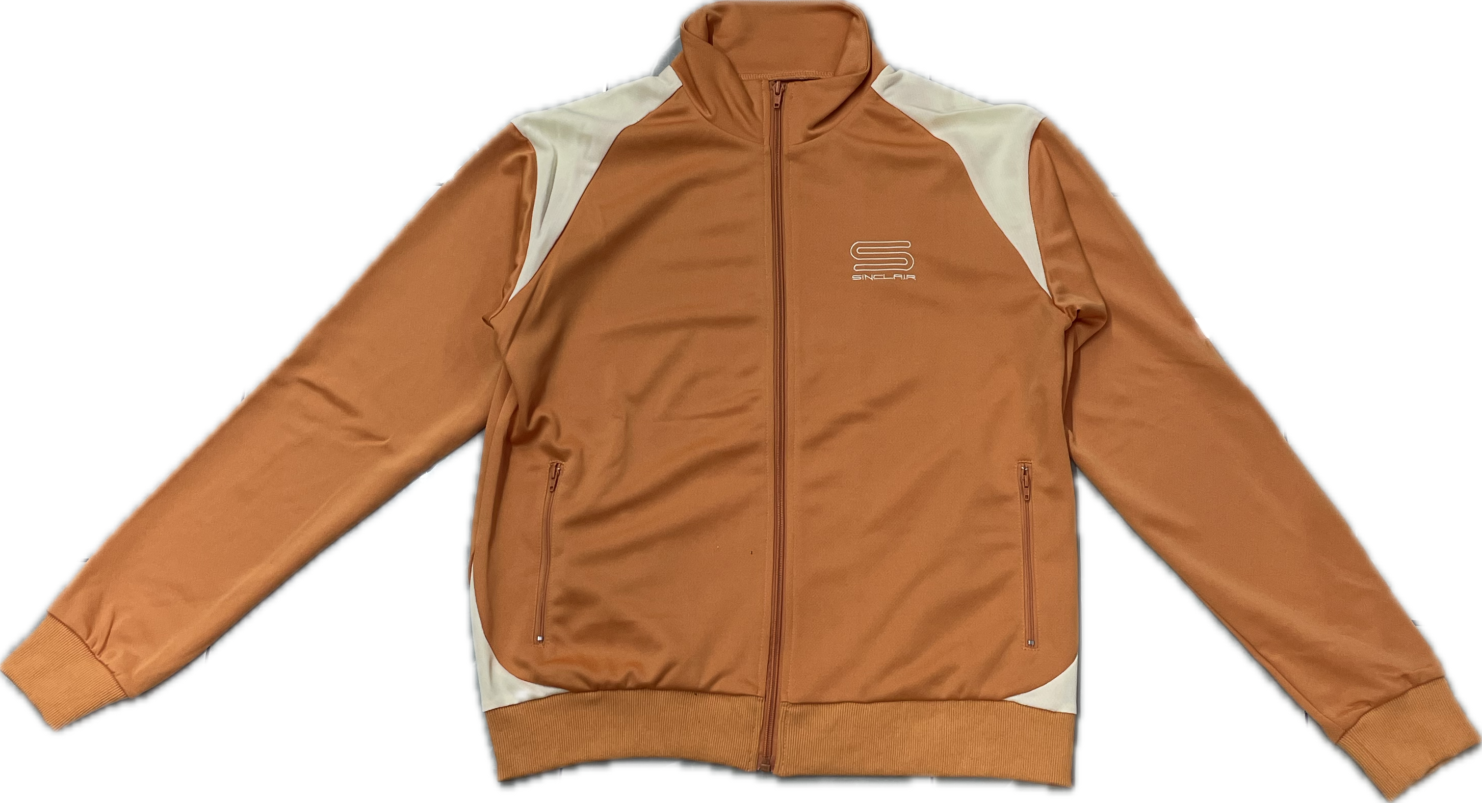 Sinclair Tech Logo Track Jacket Rust