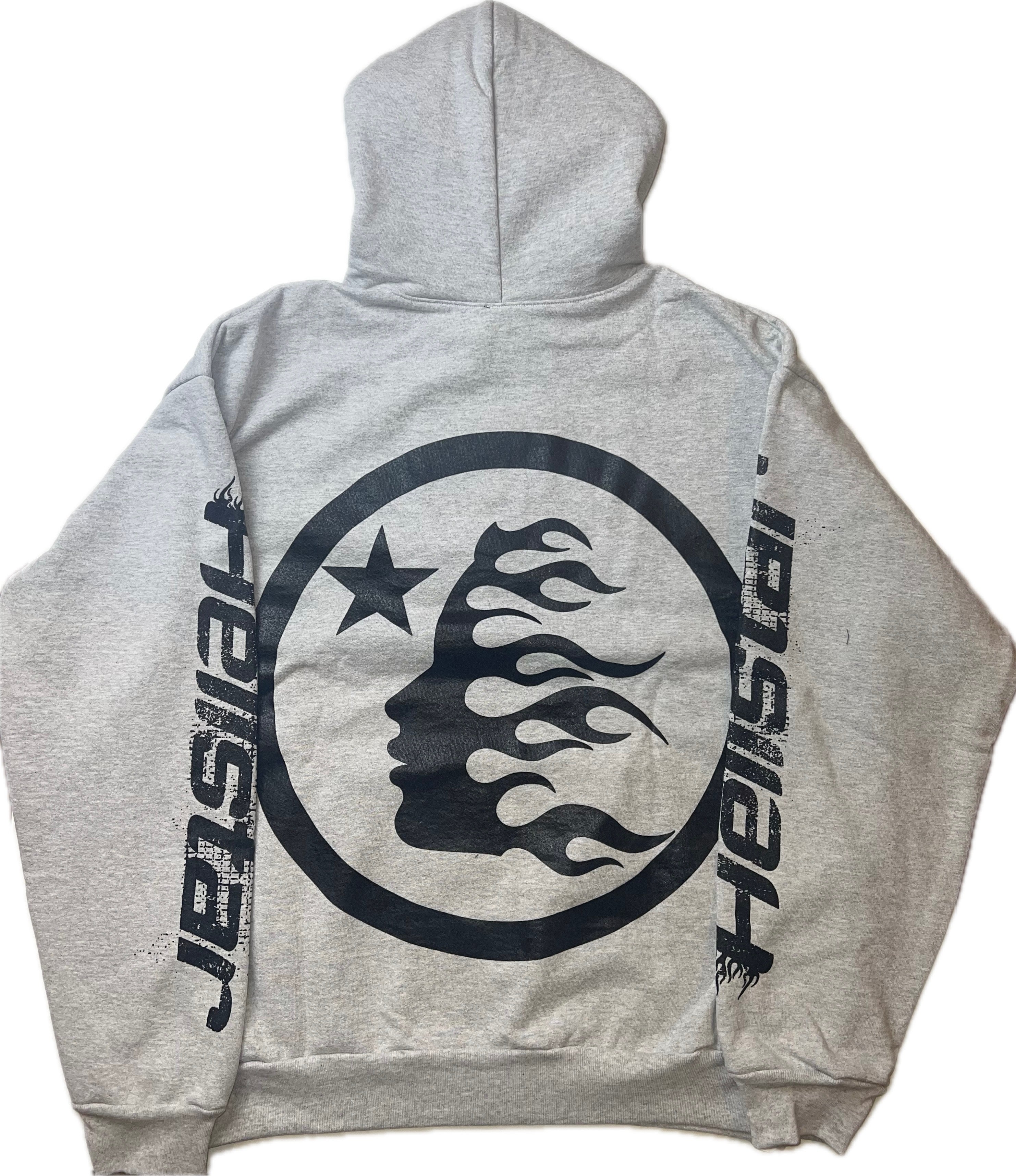 Hellstar Overseas Exclusive Hoodie Grey/Black