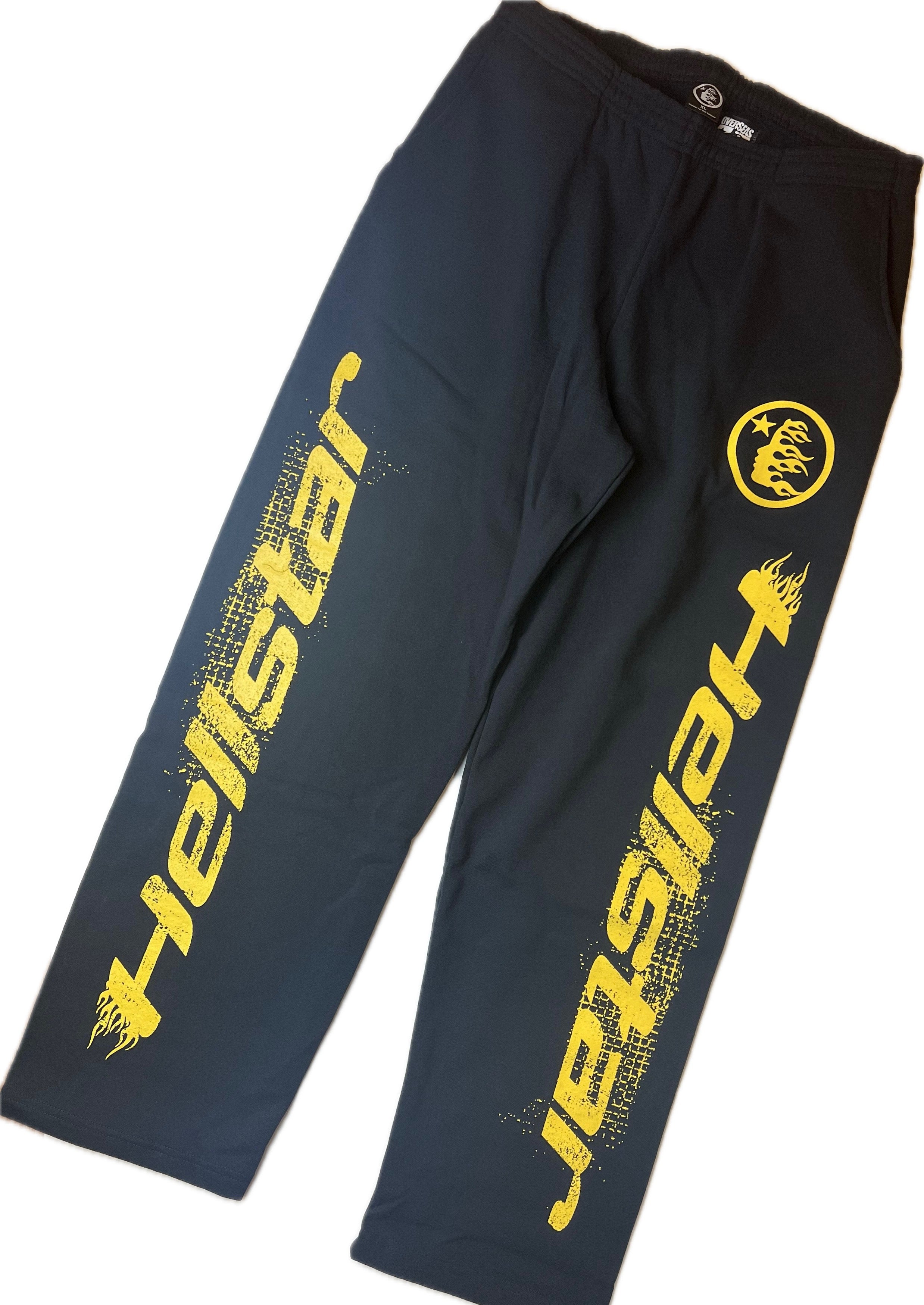 Hellstar Overseas Exclusive Sweatpants Gold/Black