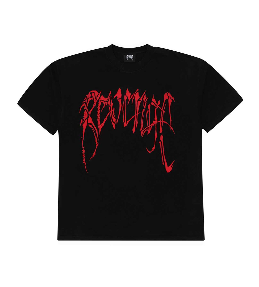Revenge Red Bone Tee Black