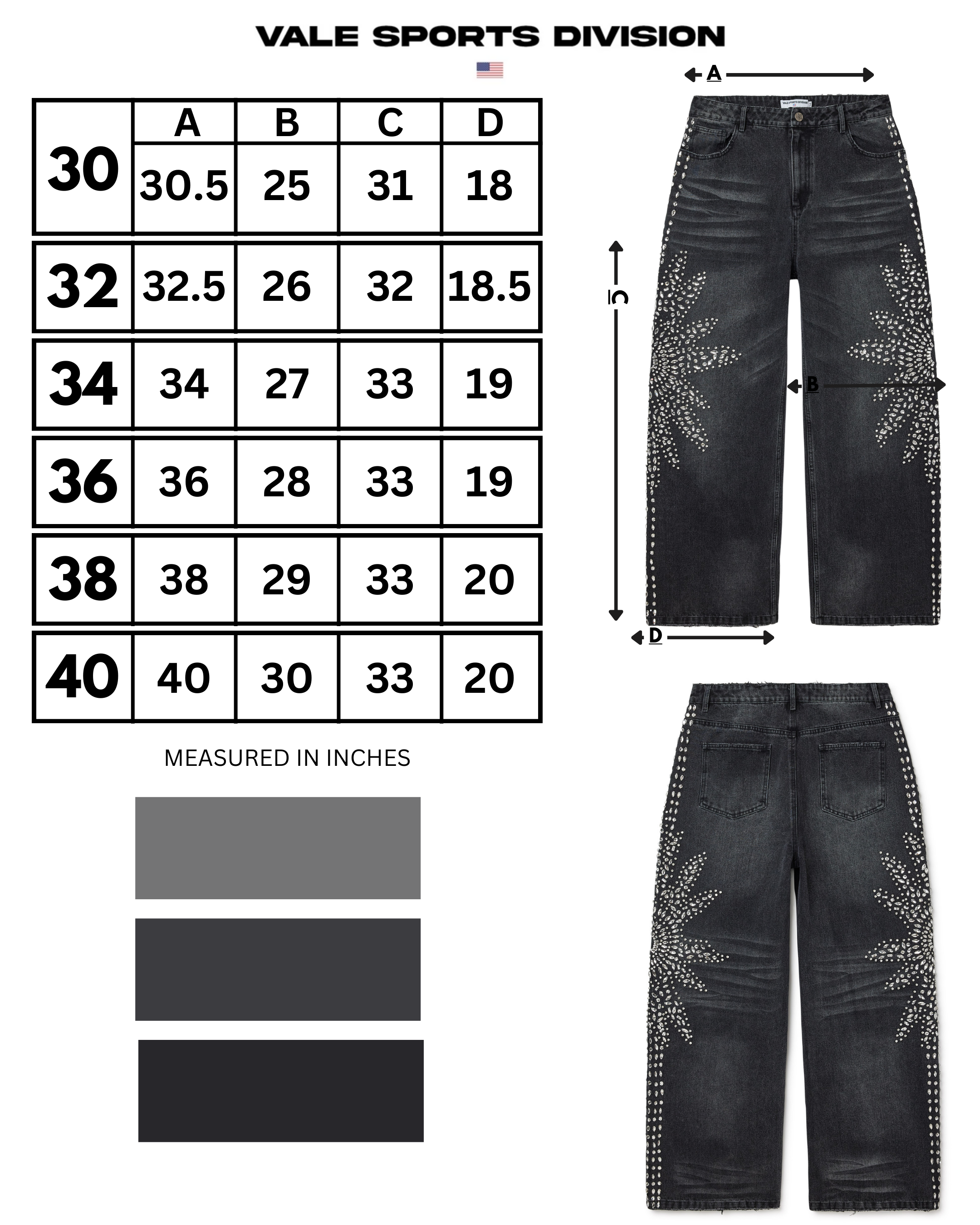 Vale Forever Black Sirens Denim