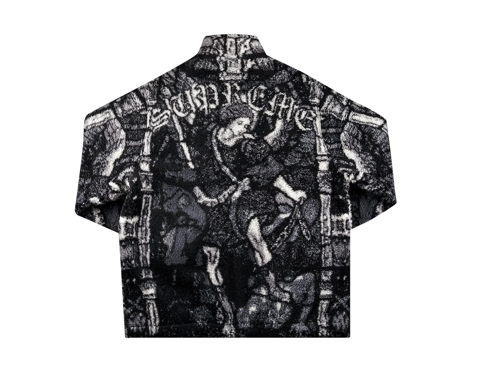 Supreme Saint Michael Fleece Jacket Black