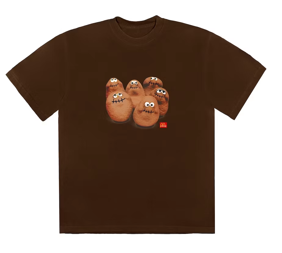 Travis Scott x McDonald's Squad III T-shirt Brown