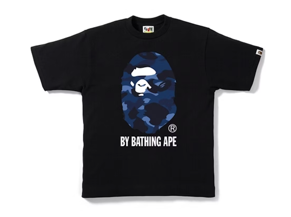 BAPE Color Camo By Bathing Tee Black/Blue