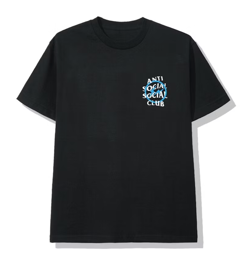 Camiseta Anti Social Social Club x Fragment Precious Petals (FW22) Negro Azul