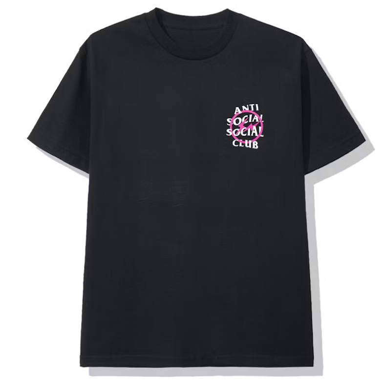 Camiseta Anti Social Social Club x Fragment Precious Petals (FW22) Negro Rosa