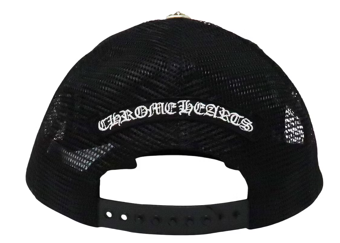 Chrome Hearts Multi Color Crosses Trucker Hat Black