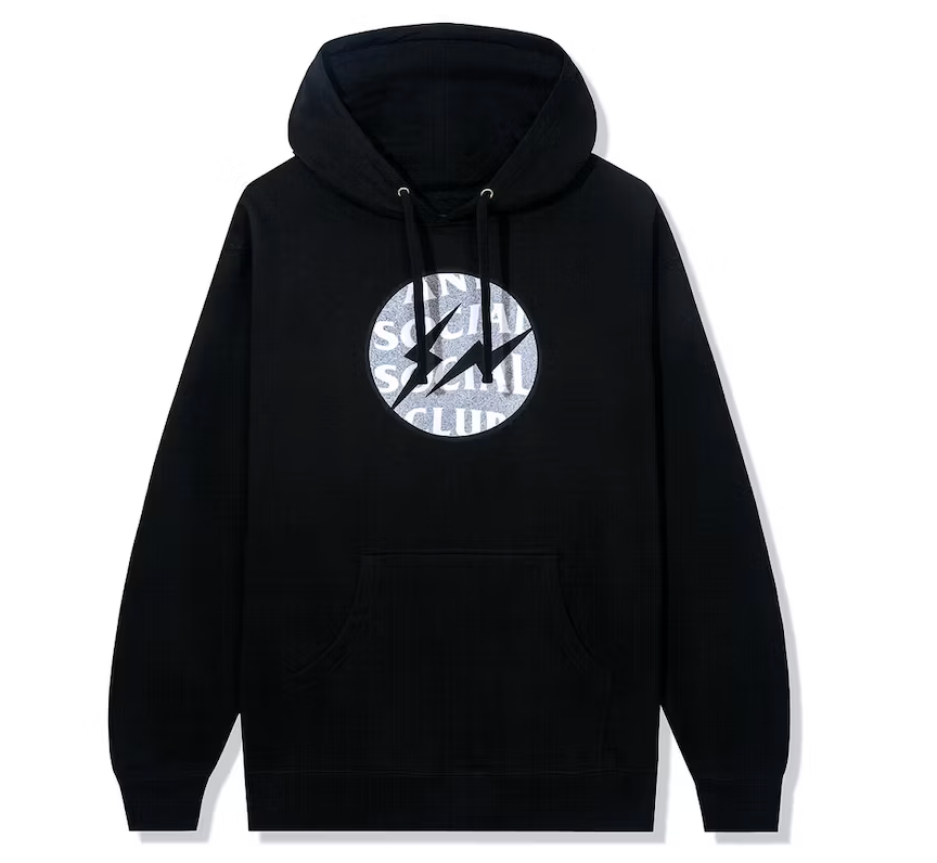 Anti Social Social Club x Fragment Called Interference Hoodie (FW22) Black