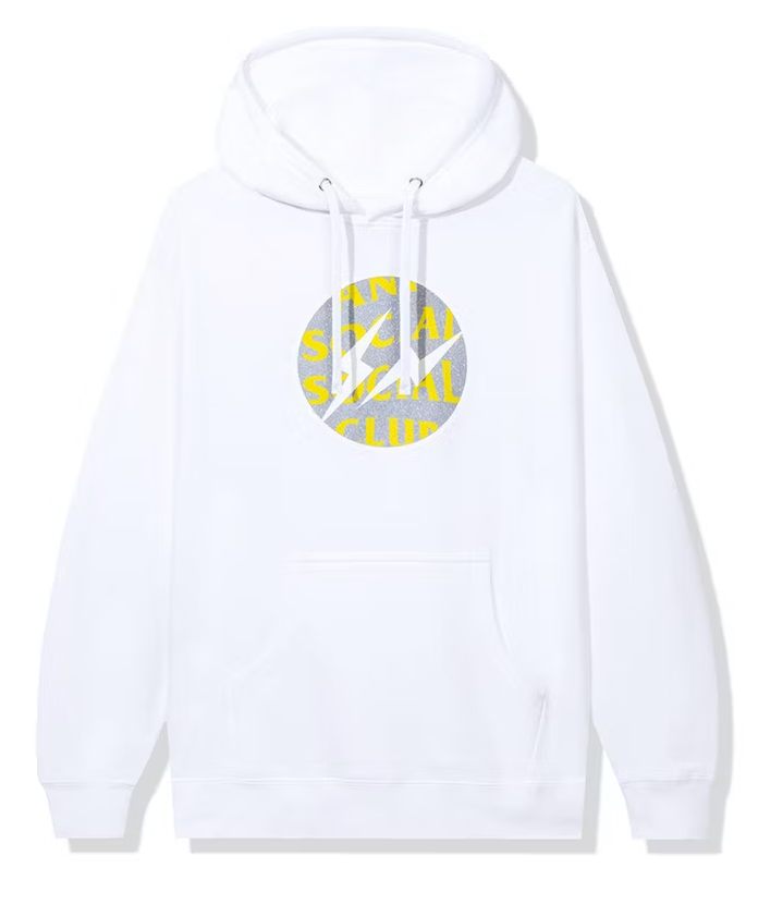Anti Social Social Club x Fragment Called Interference Hoodie (FW22) White