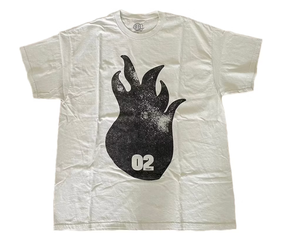 Travis Scott O2 Flame T-shirt White