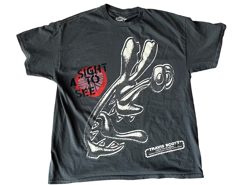 Travis Scott O2 A Sight To See T-shirt Black