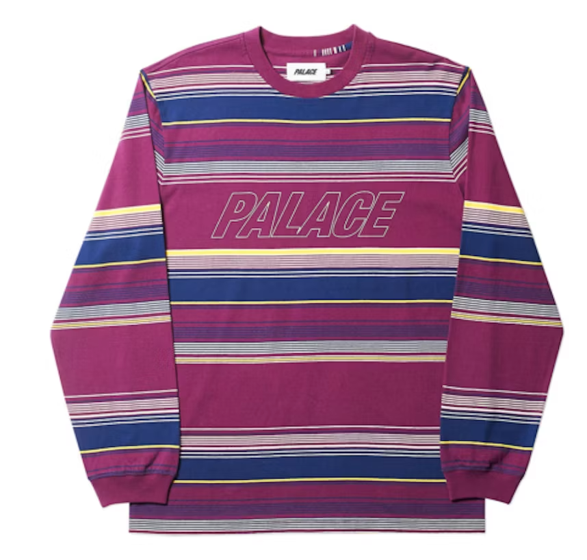 Palace P-Eves Longsleeve Burgundy