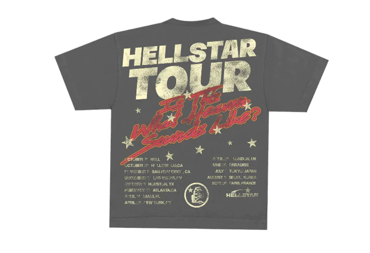 HELLSTAR T-SHIRT PATH TO PARADISE GREY