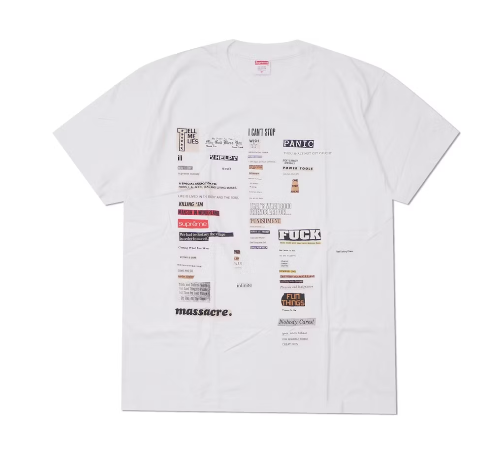 Supreme Cutouts Tee White