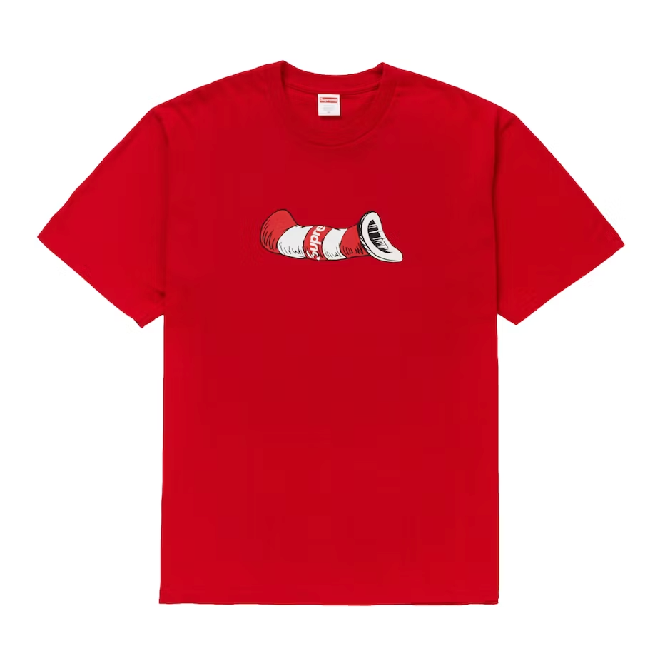 Supreme Cat in the Hat Tee Red