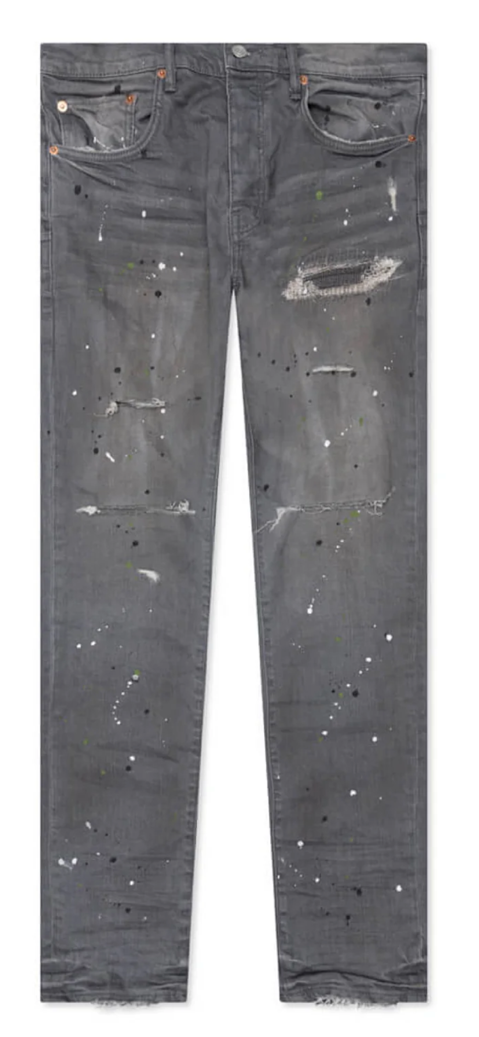 PURPLE-BRAND JEANS VINTAGE PAINT GREY