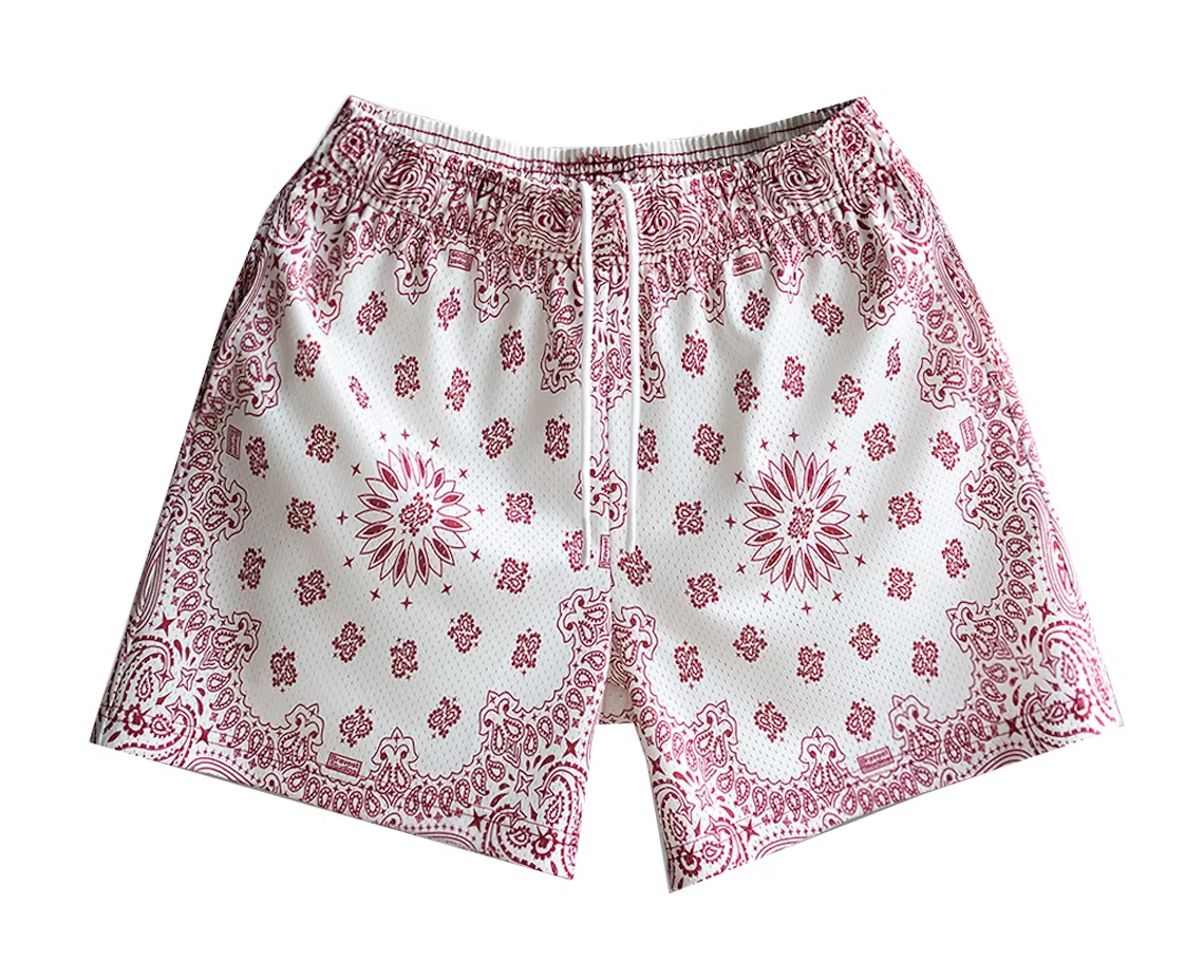 Bravest Studios Paisley Shorts Cream