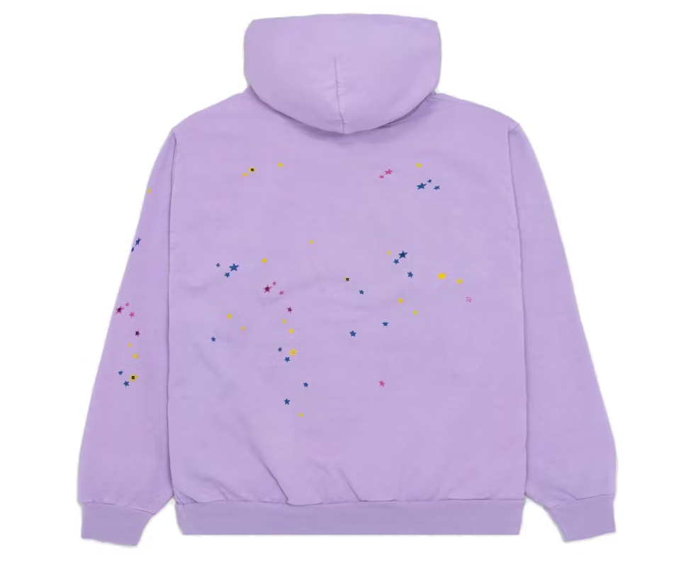 Sp5der Acai Hoodie Purple
