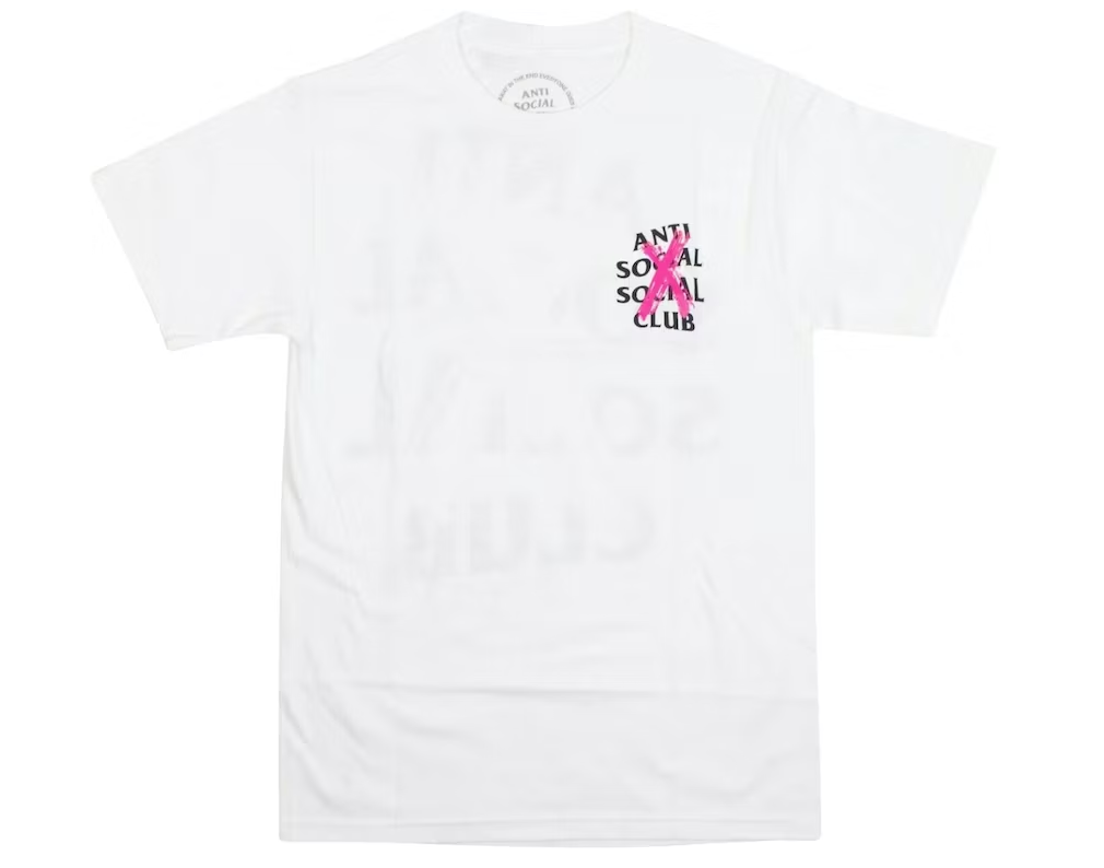 Anti Social Social Club Cancelled T-shirt Men's White