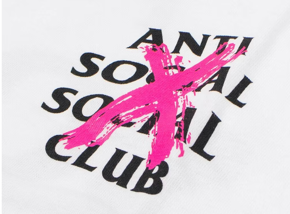 Anti Social Social Club Cancelled T-shirt Men's White