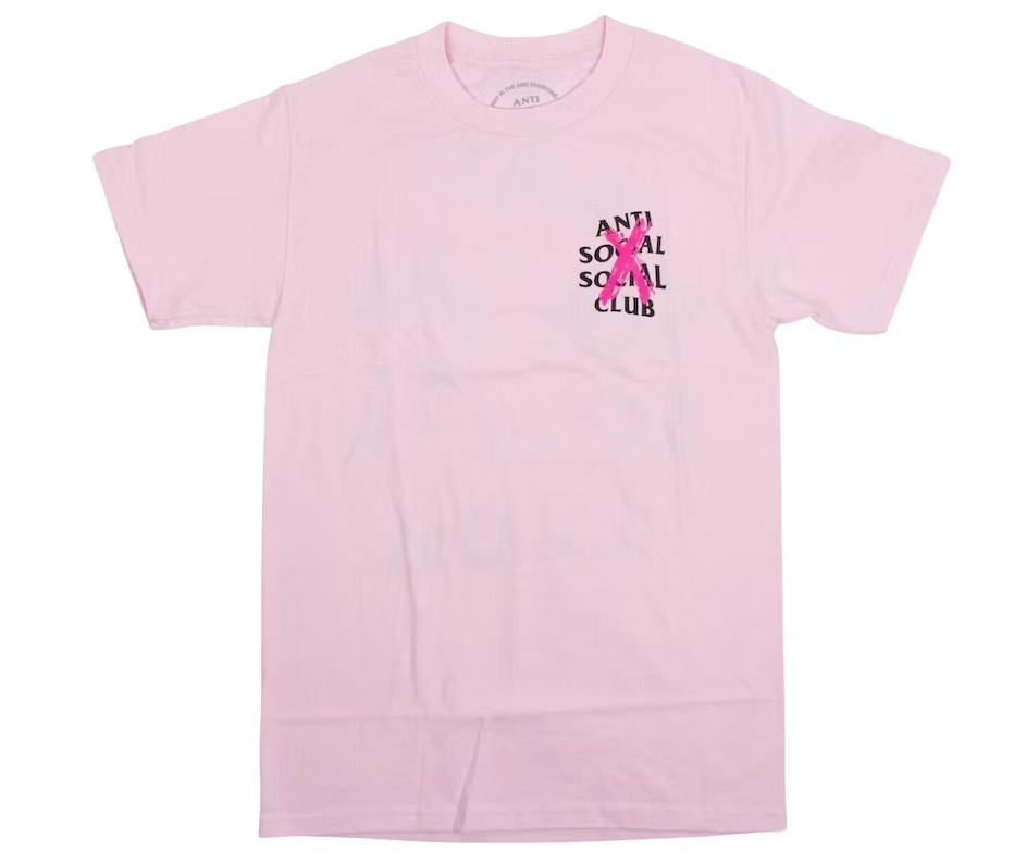 Anti Social Social Club Cancelled T-shirt Pink