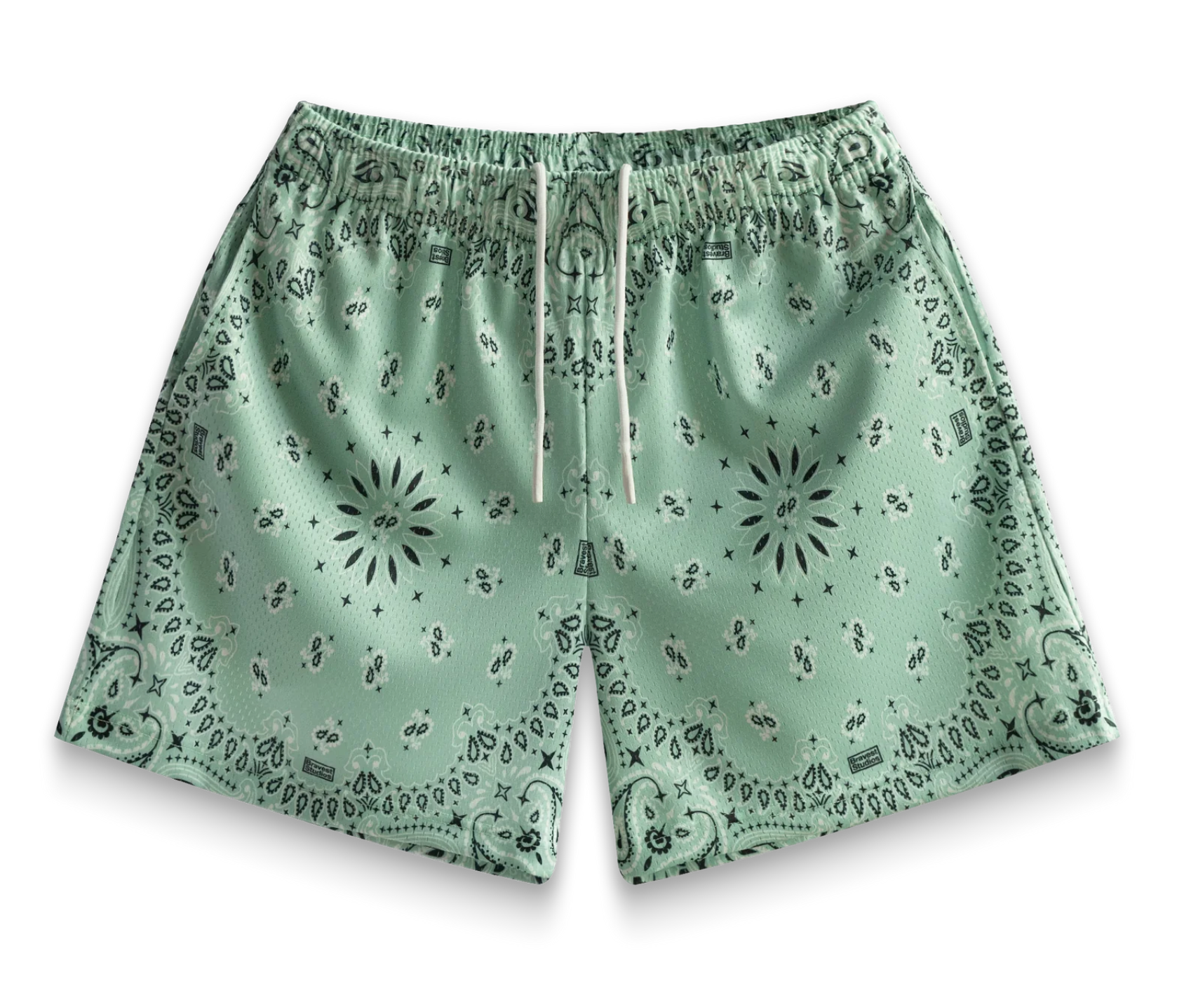 Bravest Studios Pistachio Paisley Shorts