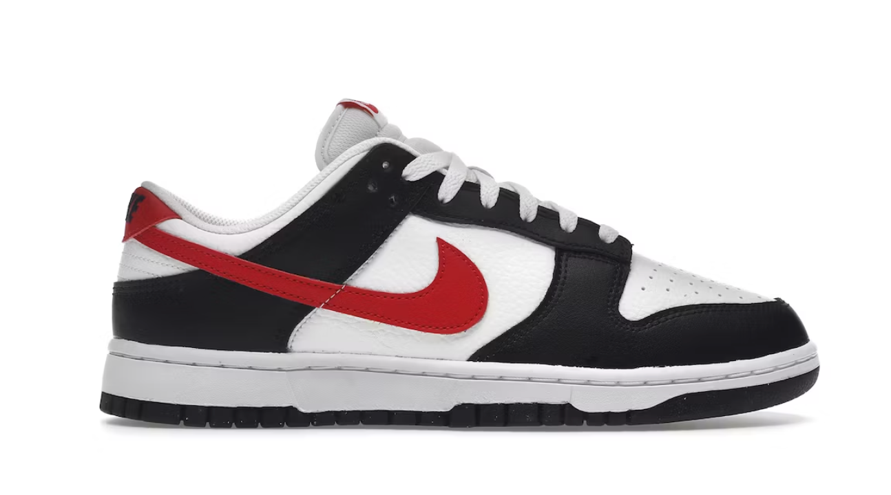 Nike Dunk Low Retro Red Swoosh Panda
