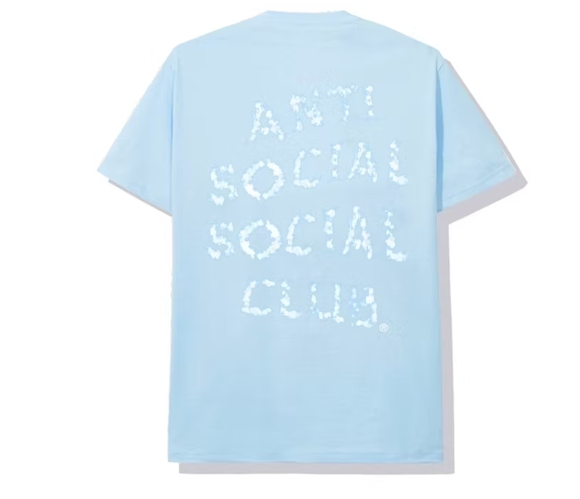 Anti Social Social Club Partly Cloudy T-shirt Blue