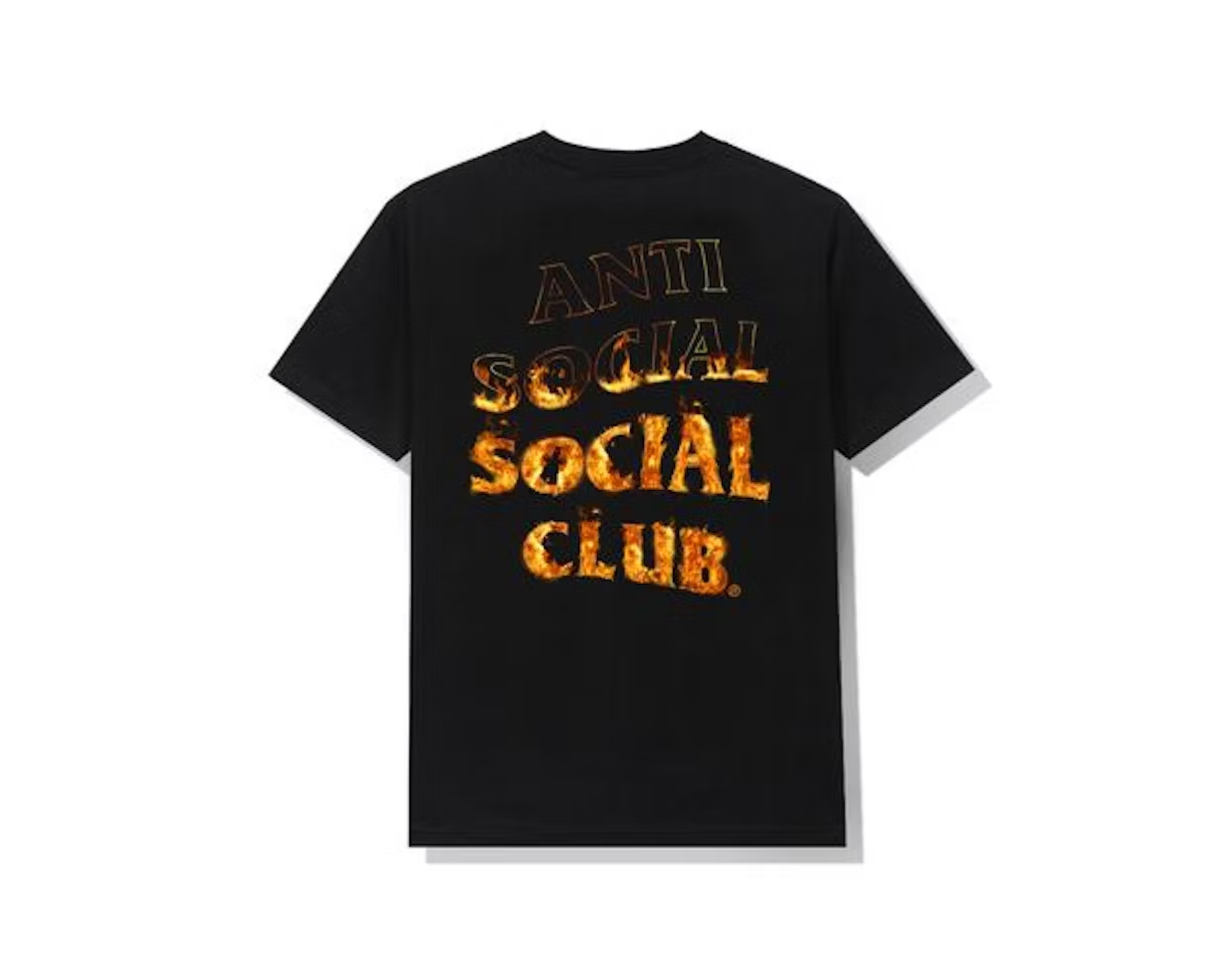 Anti Social Social Club A Fire Inside Tee Black