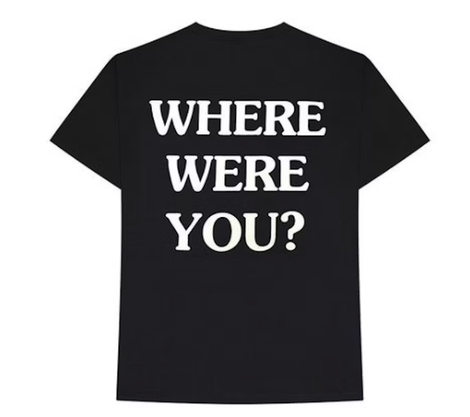 Travis Scott Where Were You Tee Black