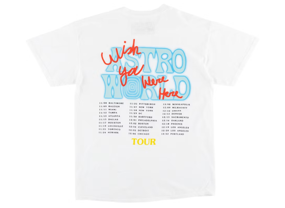 Travis Scott No Bystanders Tee White