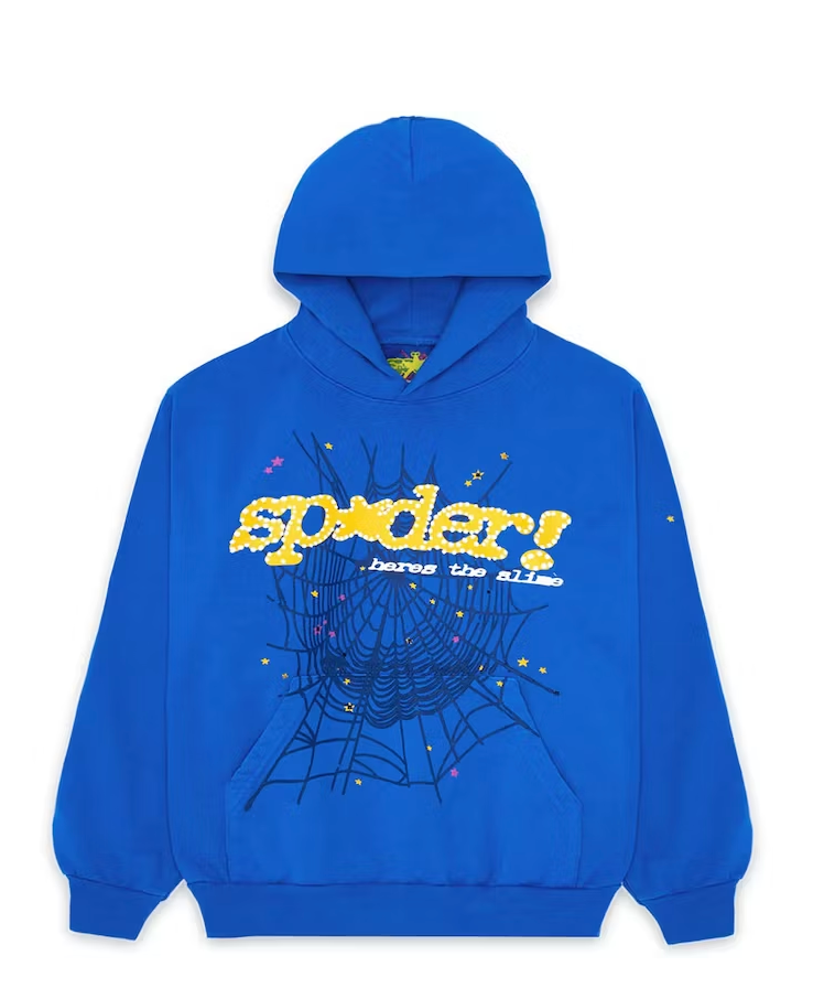 Sp5der TC Hoodie Blue