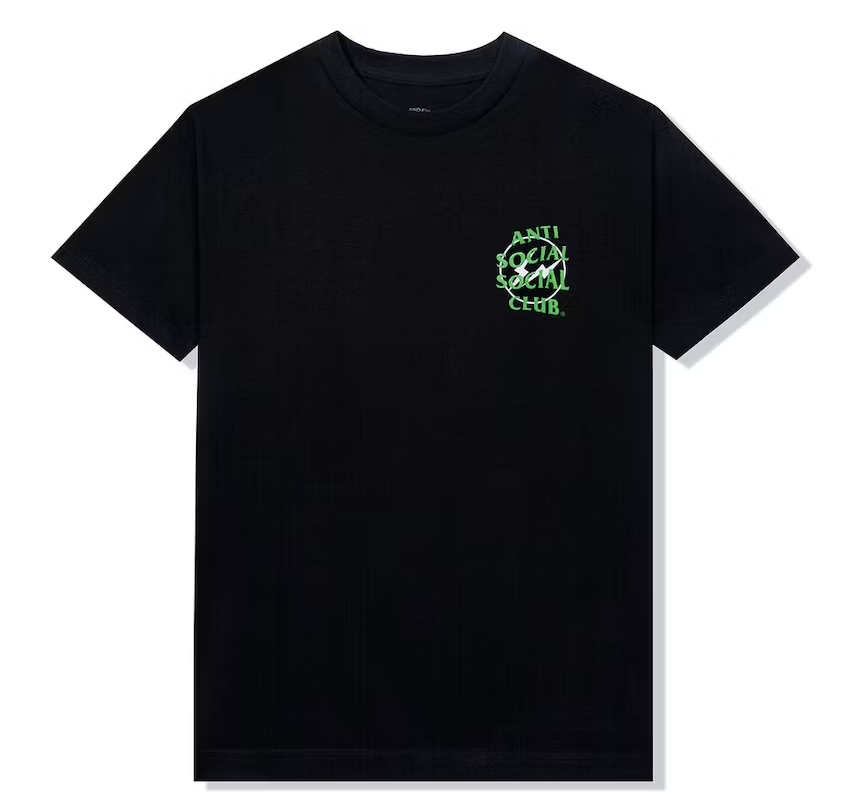 Anti Social Social Club x Fragment Precious Petals Tee (FW22) Black Green