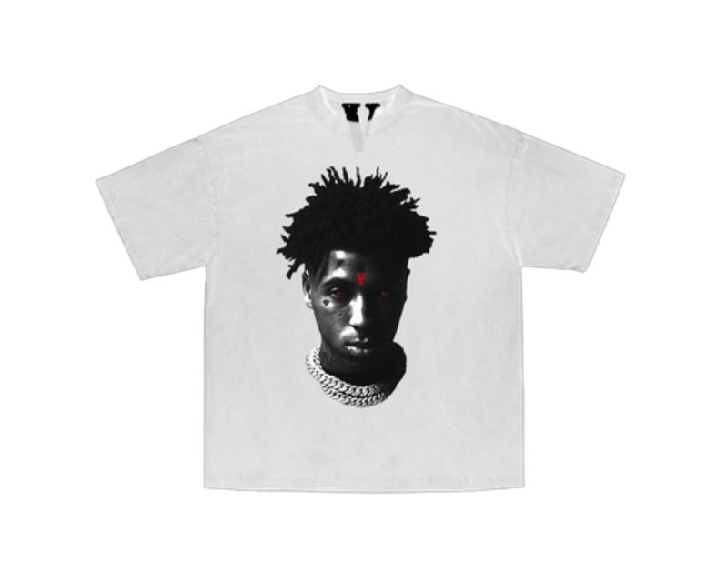YoungBoy NBA x Vlone Reaper's Child Tee White