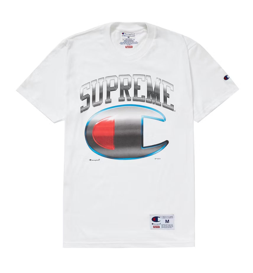 Supreme Champion Chrome S/S Top White