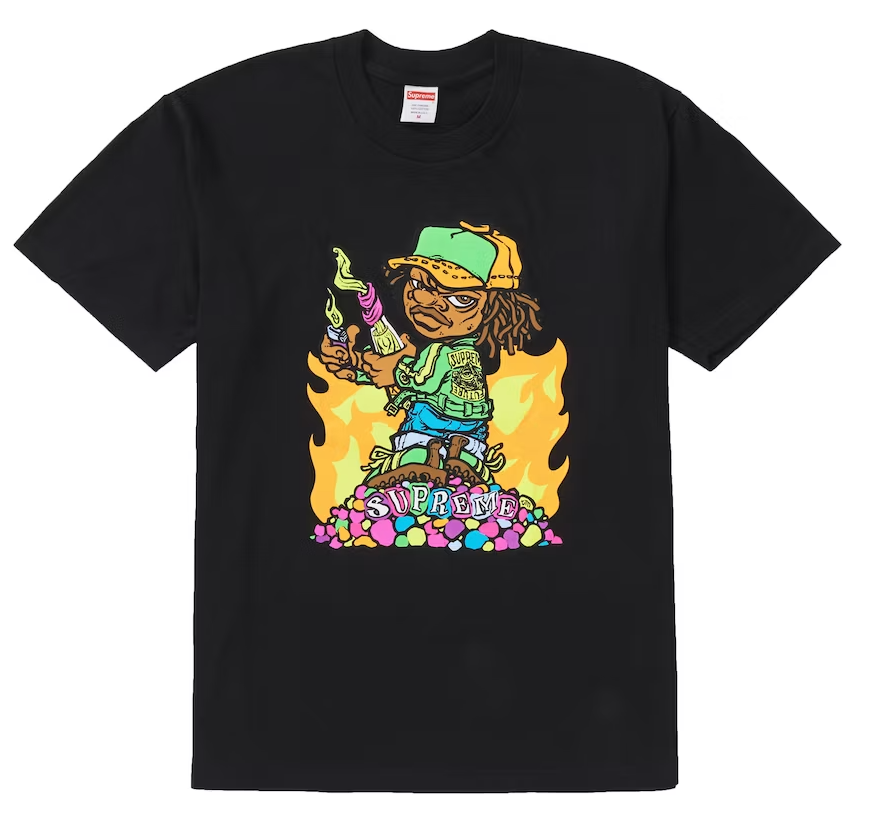 Supreme Molotov Kid Tee Black